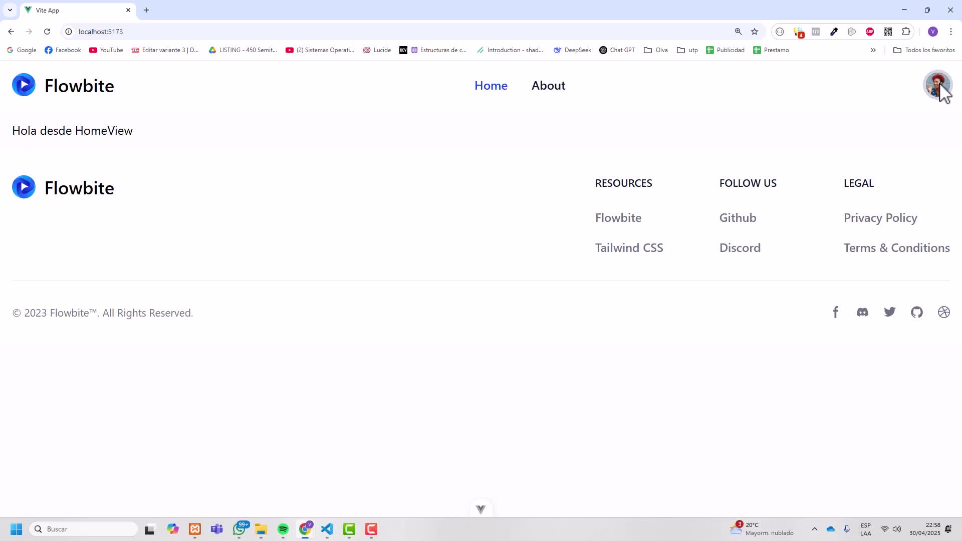 Configuración de axios