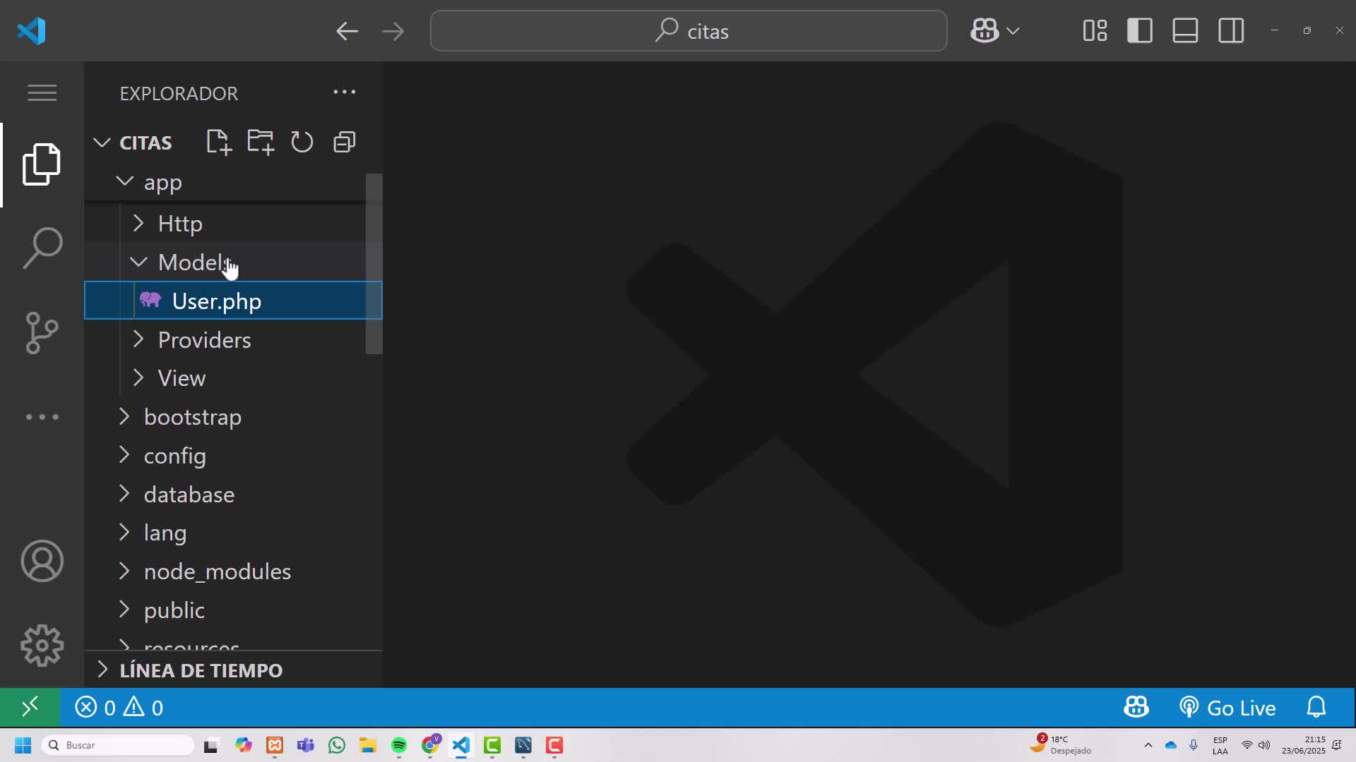 Crear seeder para roles