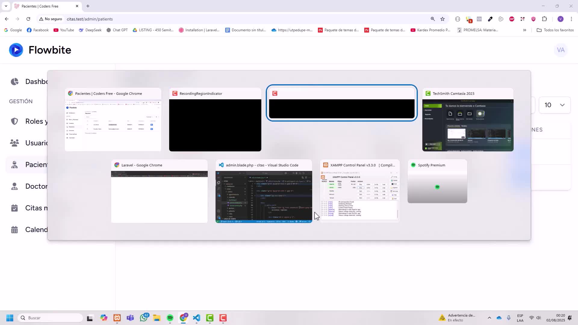 Diseñar dashboard para pacientes