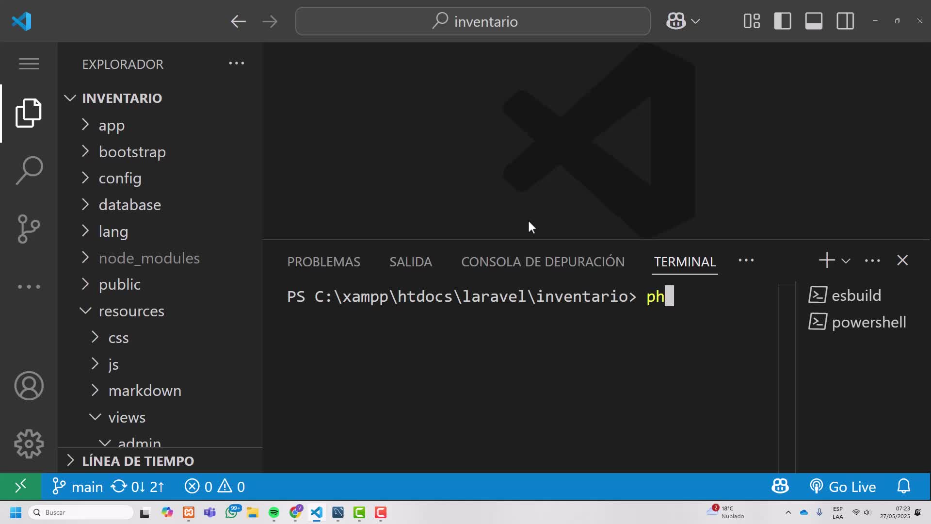 Crear rutas para almacenes