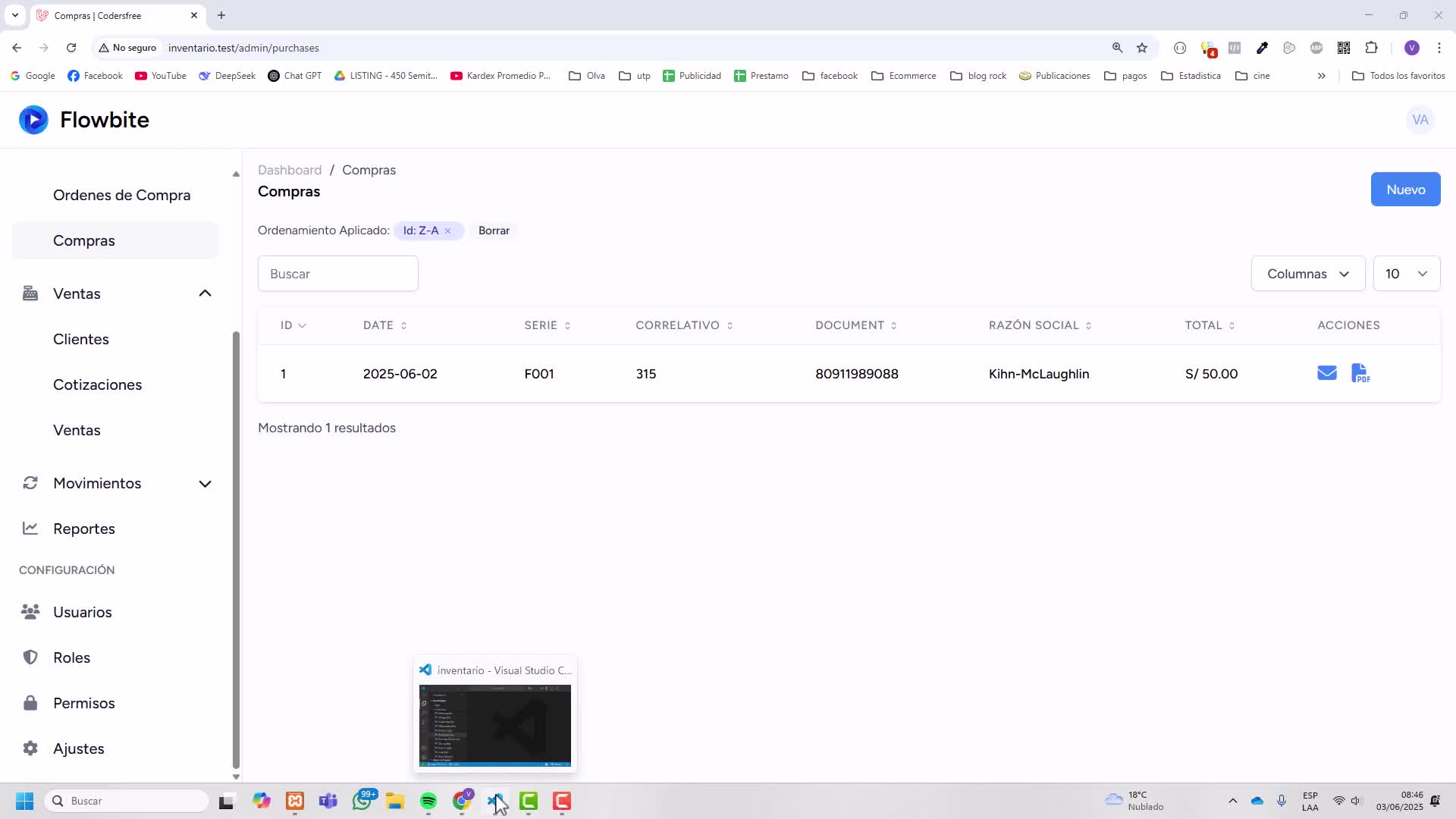 Crear rutas para cotizaciones