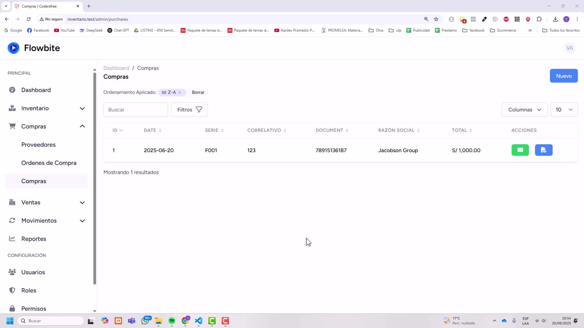 Enviar PDF por correo electrónico