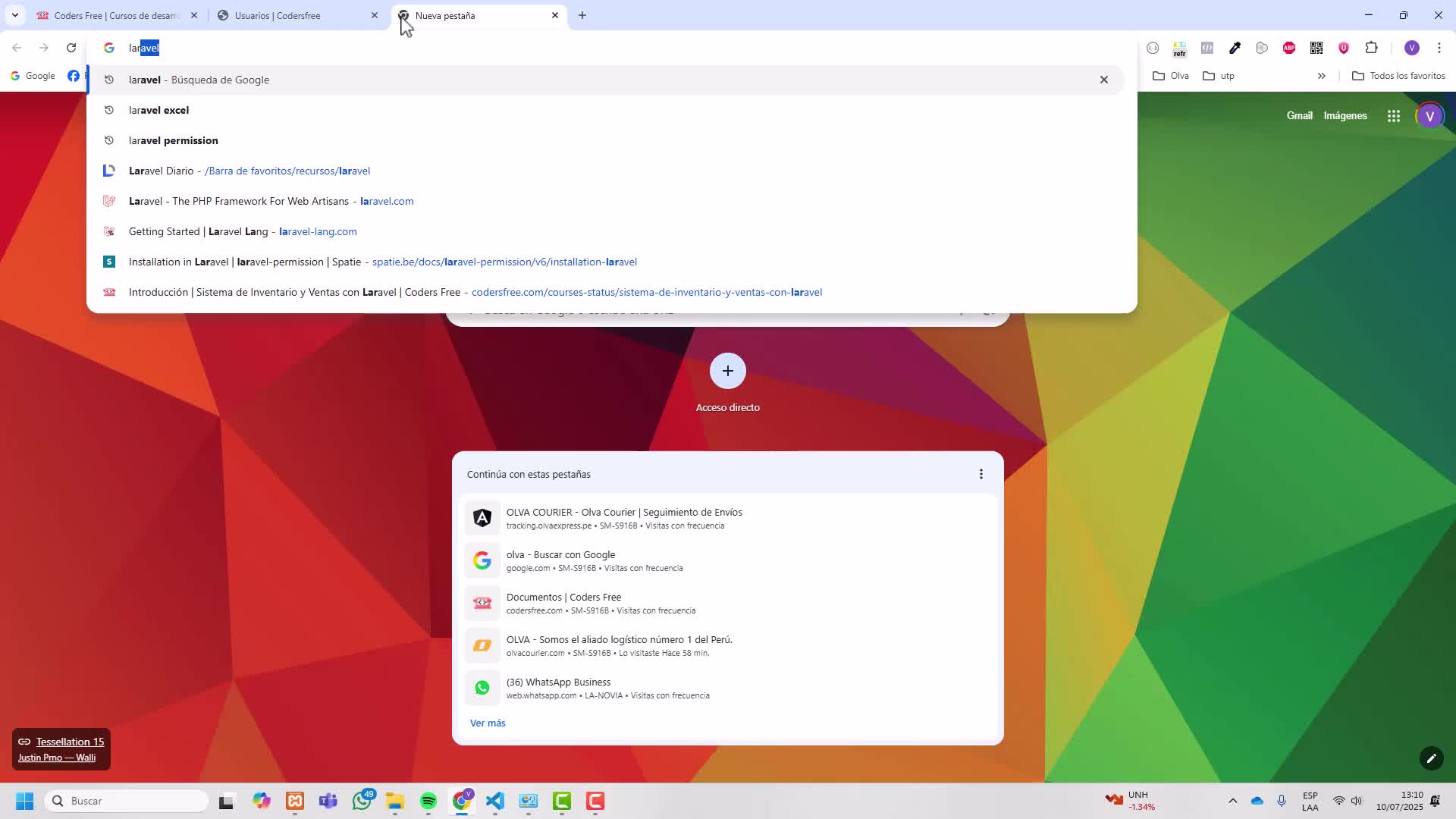 Instalar Laravel Permission